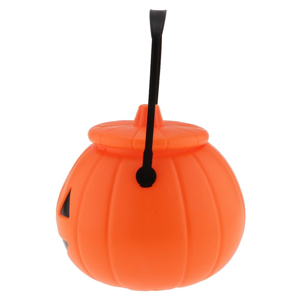 Pumpkin Lantern Halloween - Halloween-pompoen snoeppot van plastic, voor kinderen,