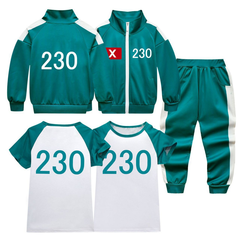 Halloween Costume Kids - 2025 Nieuwe Kinderen Aangepaste Calamari Games