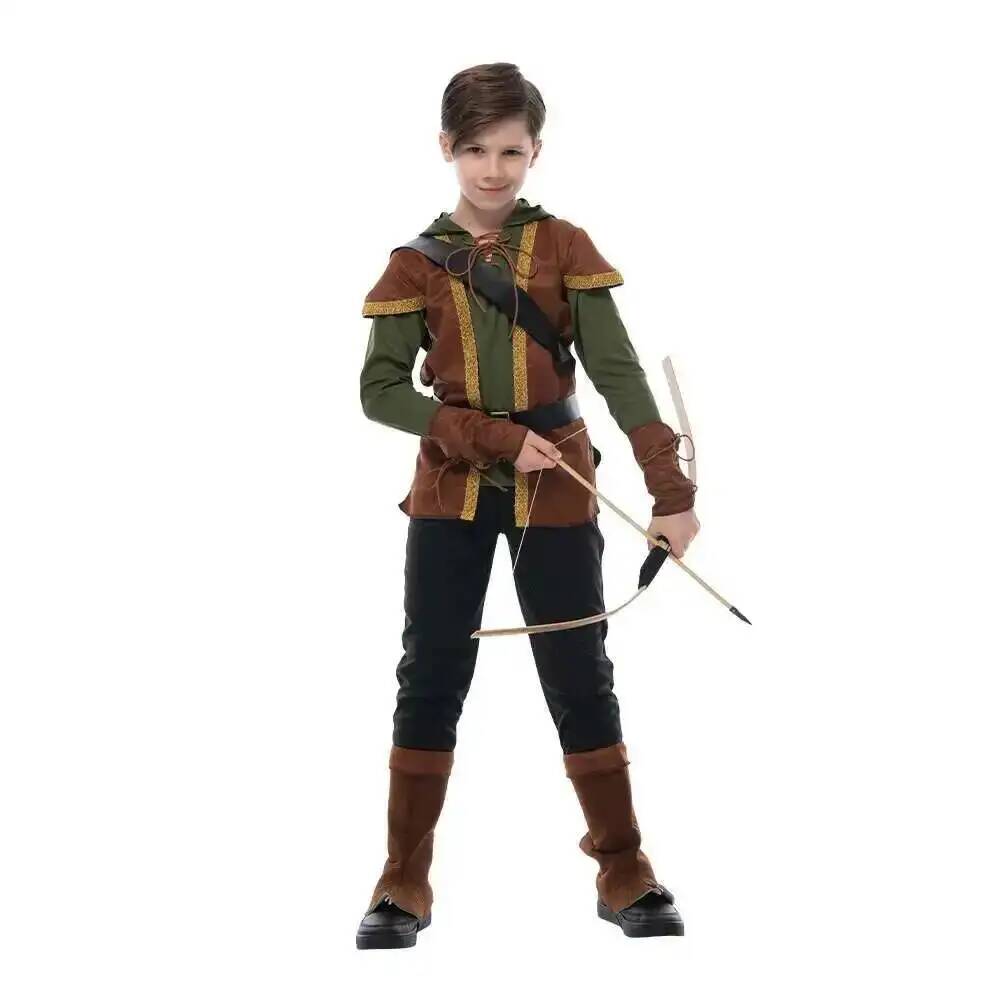Halloween Costume Kids - Jongens Snailify Kids Archer-kostuum Hunter-kostuum Robin