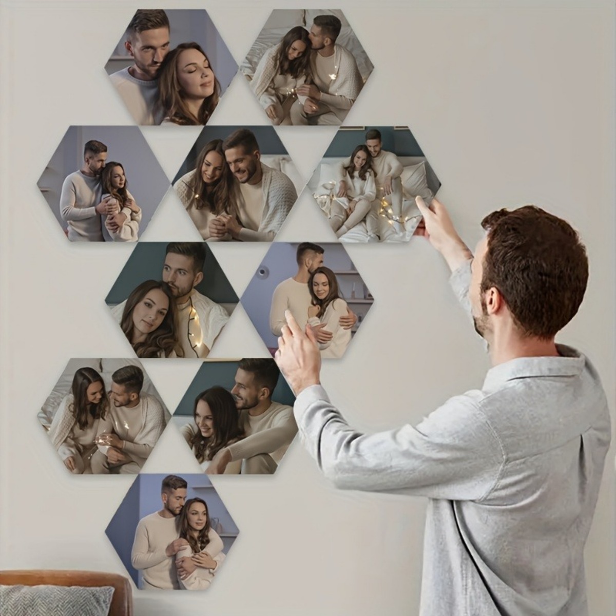 Halloween Party Supplies - Wanddecoratie op maat — Moderne hexagonale