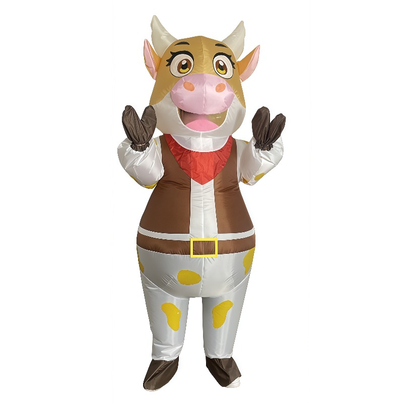 Opblaasbaar koeienkostuum voor - Halloween Costume Adult recensie en prijs