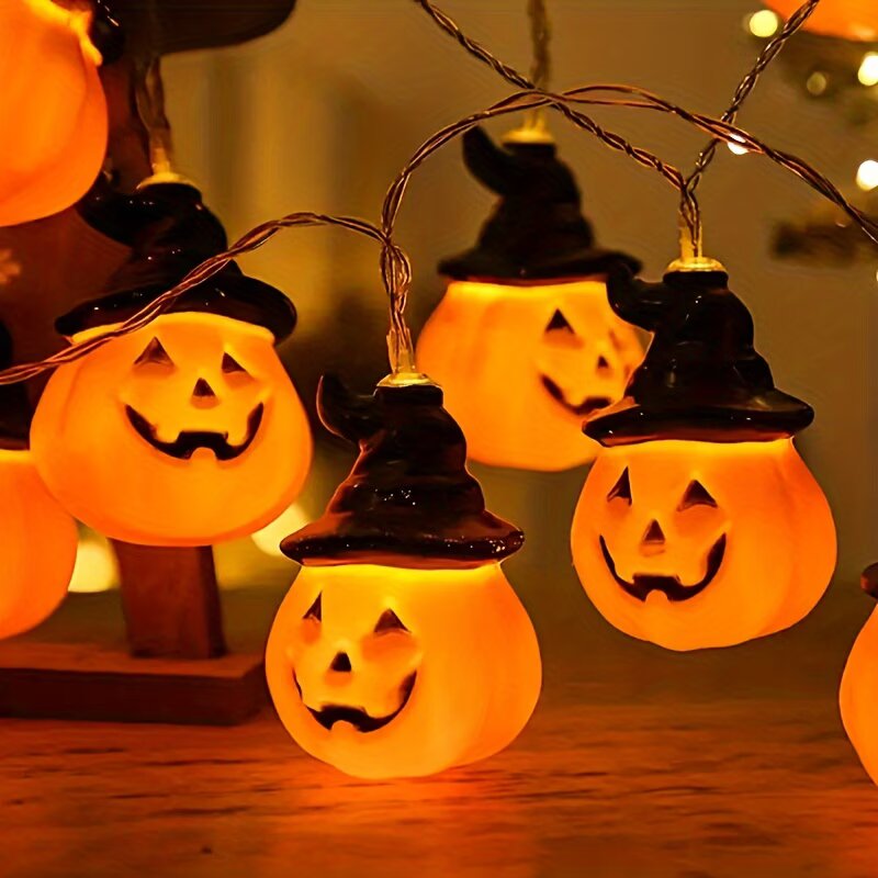 1,5 m/59,06 inch Halloween-pom - Halloween Led String Lights Orange recensie en prijs