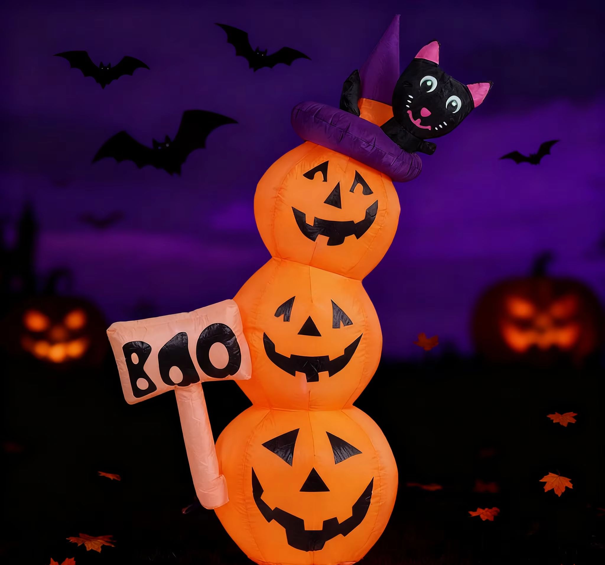 1,6 m / 5,2 ft Halloween Opbla - Halloween Pumpkin Decor Led recensie en prijs