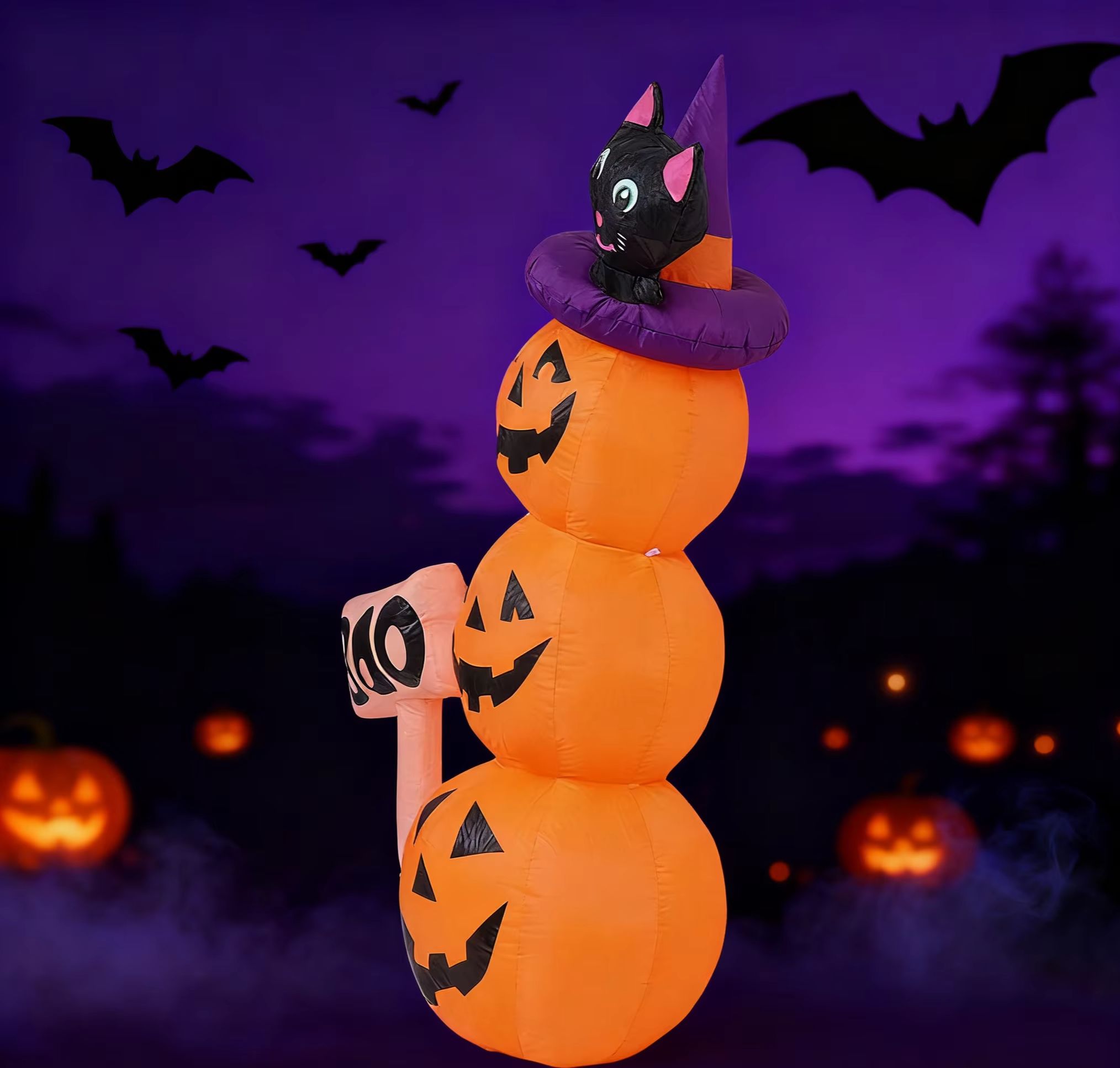 1,6 m / 5,2 ft Halloween Opbla - Halloween Pumpkin Decor Led recensie en prijs
