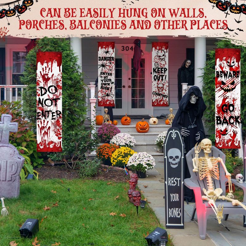 VIKAMA Halloween Deurhoes voor - Halloween Skeleton Decoration recensie en prijs