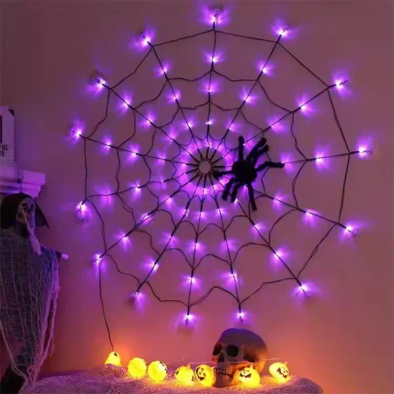 1-4 stuks Halloween spinnenweb - Halloween Led String Lights Orange recensie en prijs