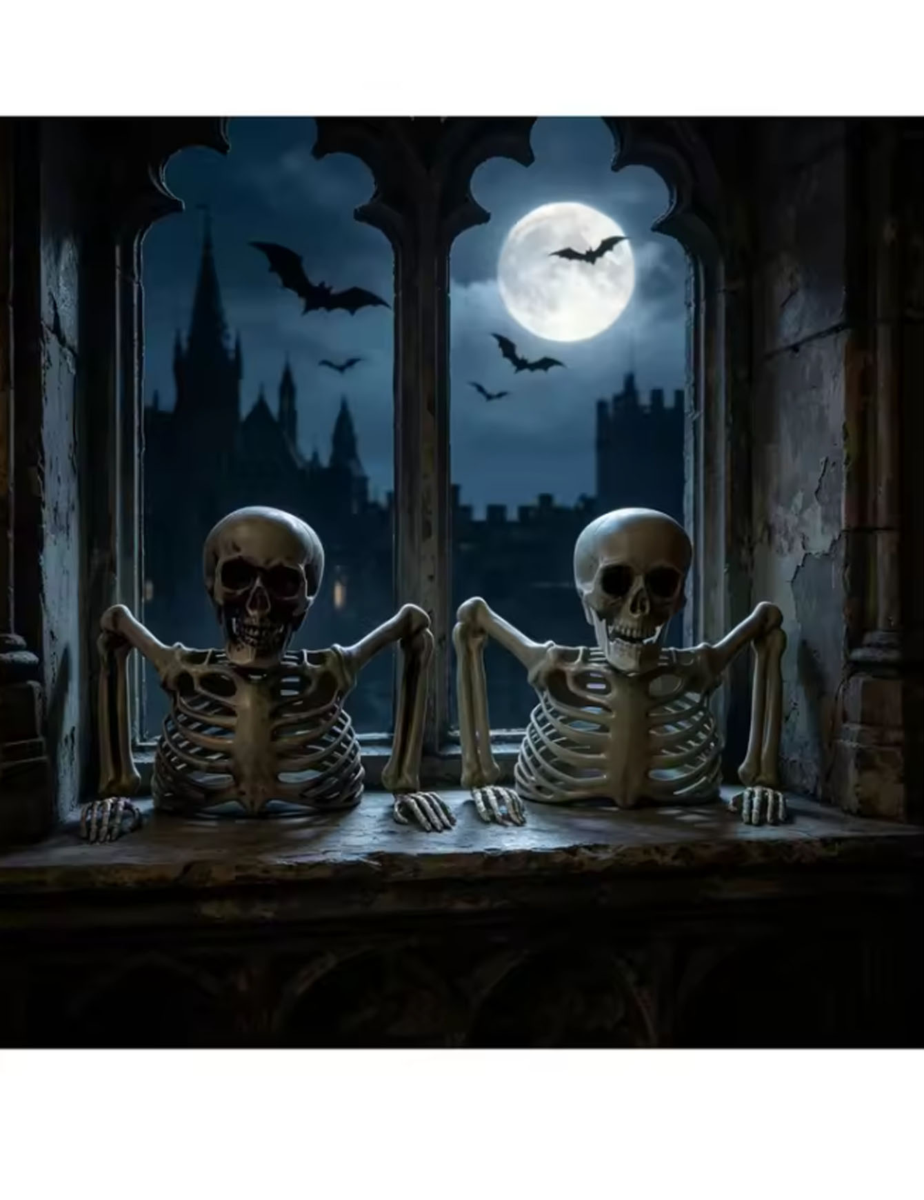 Halloween Half Skelet Feest, A - Spider Web Halloween Decoration recensie en prijs