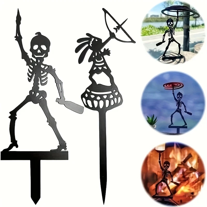 Draagbare metalen boogstandaar - Halloween Skeleton Decoration recensie en prijs