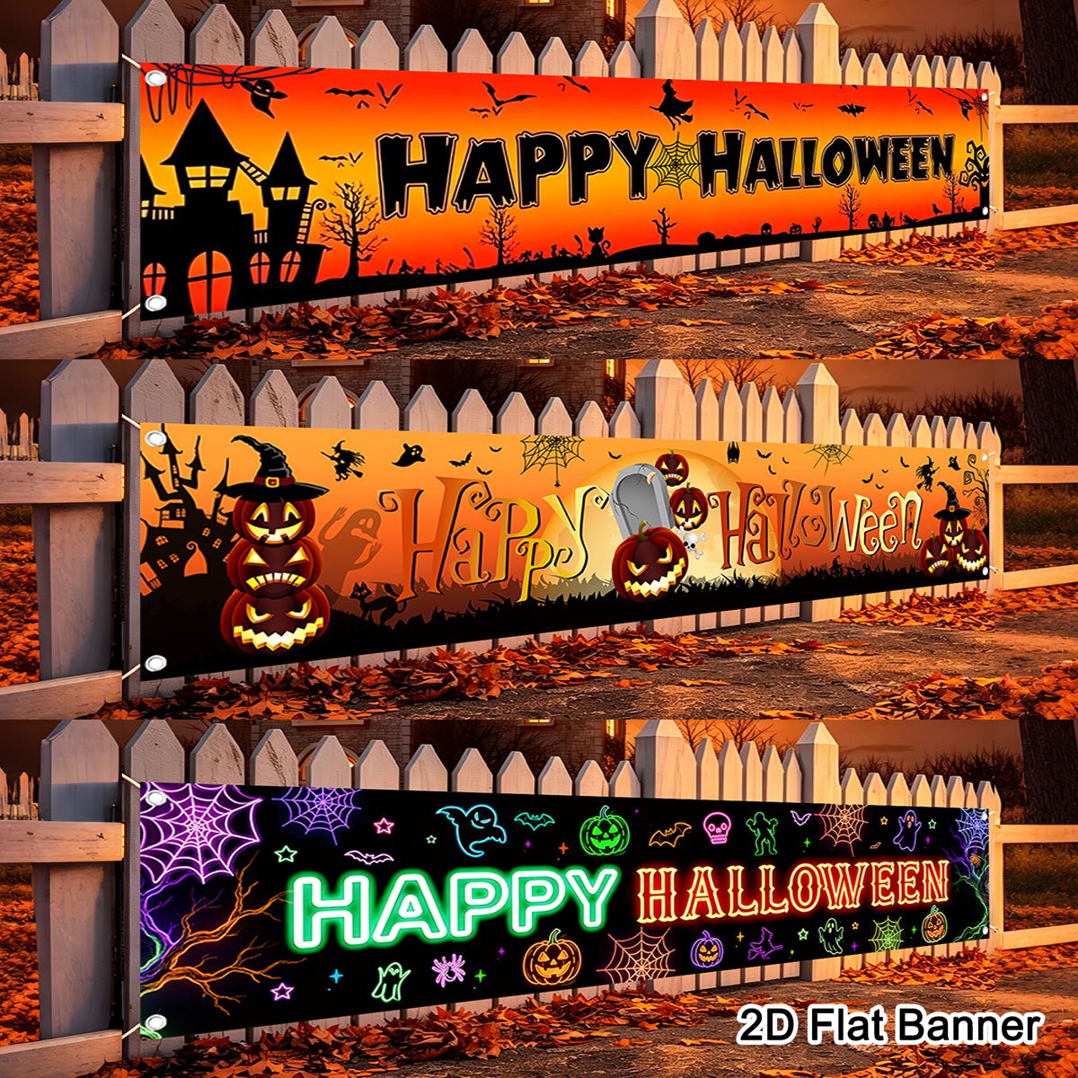 1pc Happy Halloween Banner Jac - Pumpkin Lantern Halloween recensie en prijs