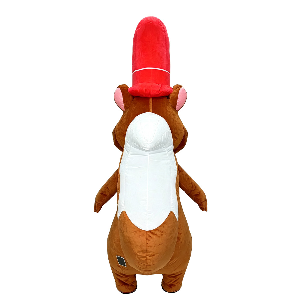 SAYGO Red Hat Eekhoorn Opblaas - Halloween Costume Adult recensie en prijs