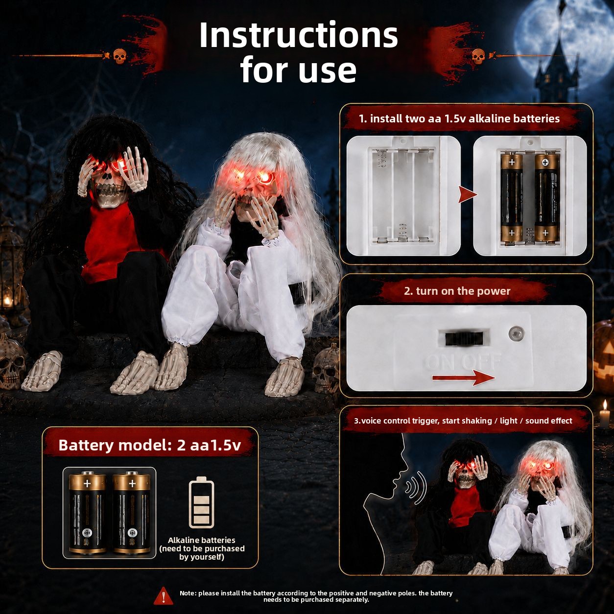 Halloween Tuin Ornament Skelet - Halloween Skeleton Decoration recensie en prijs