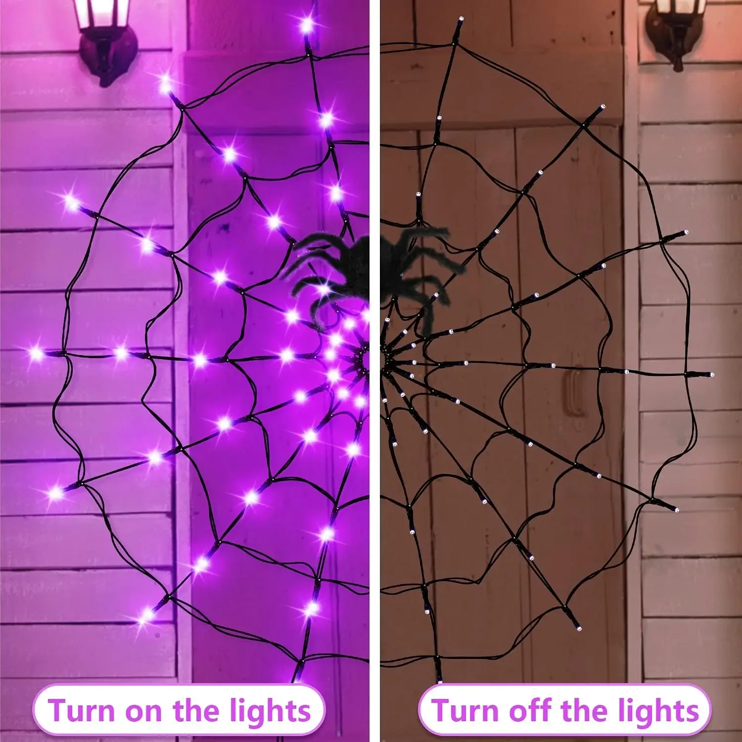 Halloween LED-lichtslinger Spi - Spider Web Halloween Decoration recensie en prijs
