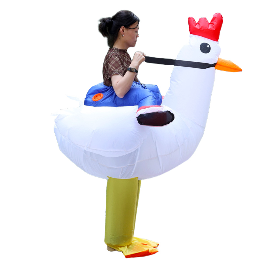 Opblaasbaar kippen- of kalkoen - Halloween Costume Adult recensie en prijs