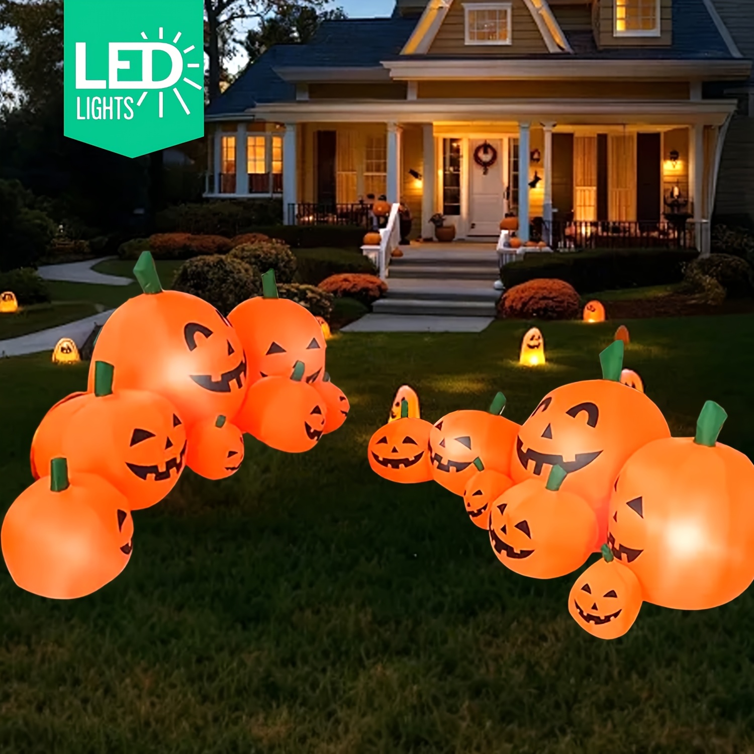 Nieuw binnen: 7,5FT Halloween  - Halloween Pumpkin Decor Led recensie en prijs