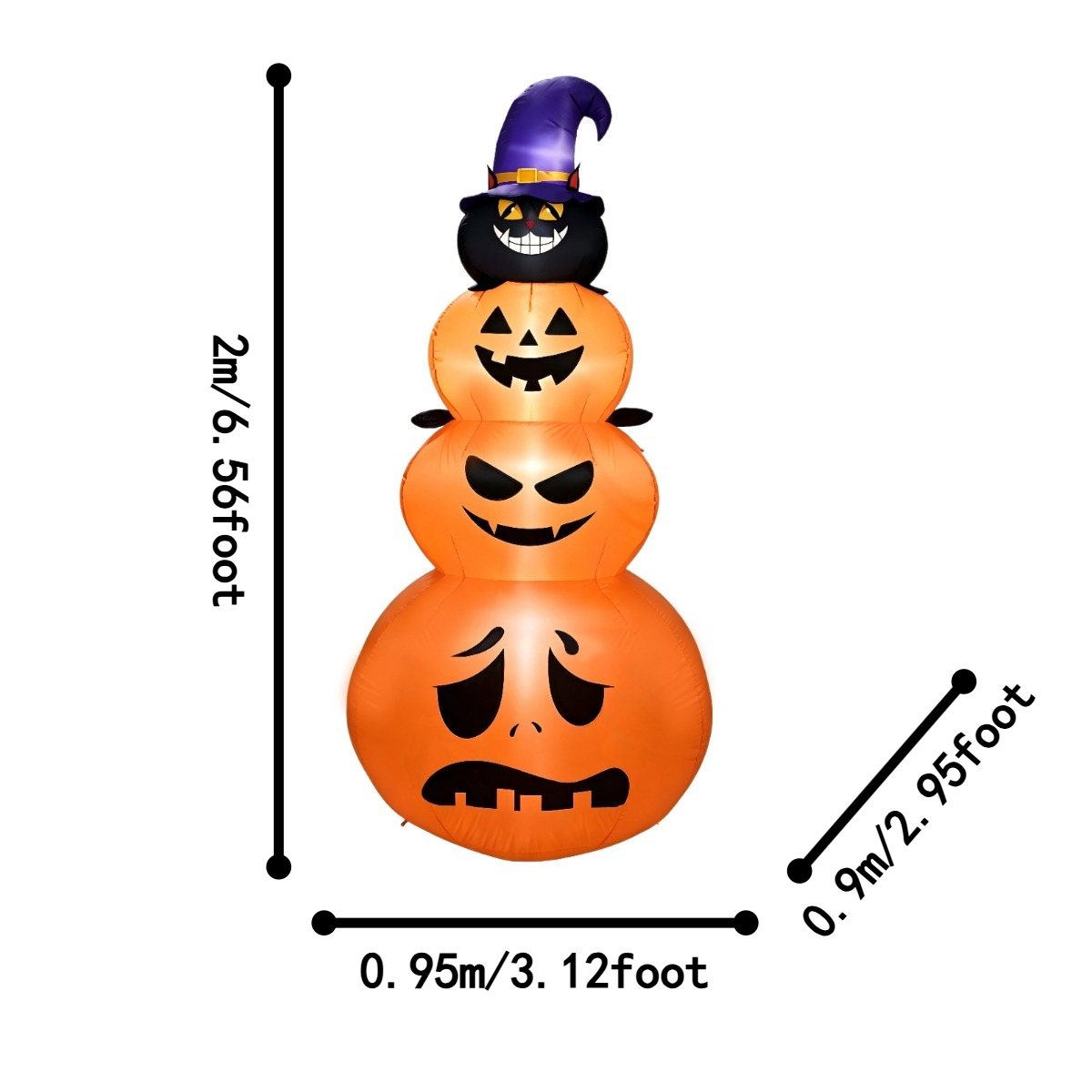 Buitenfeestdecoraties Hallowee - Halloween Pumpkin Decor Led recensie en prijs