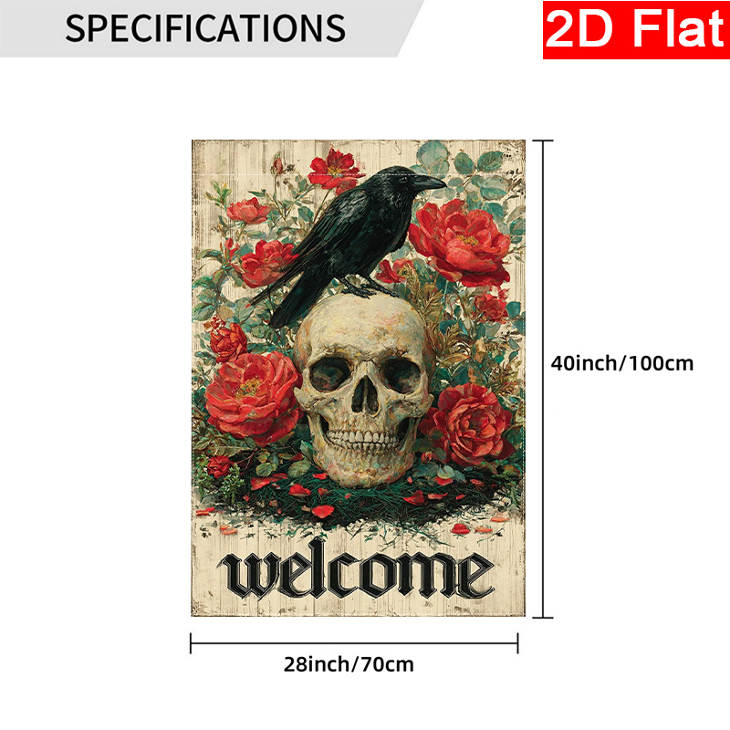 2D plat - 2D plat Halloween we - Halloween Skeleton Decoration recensie en prijs