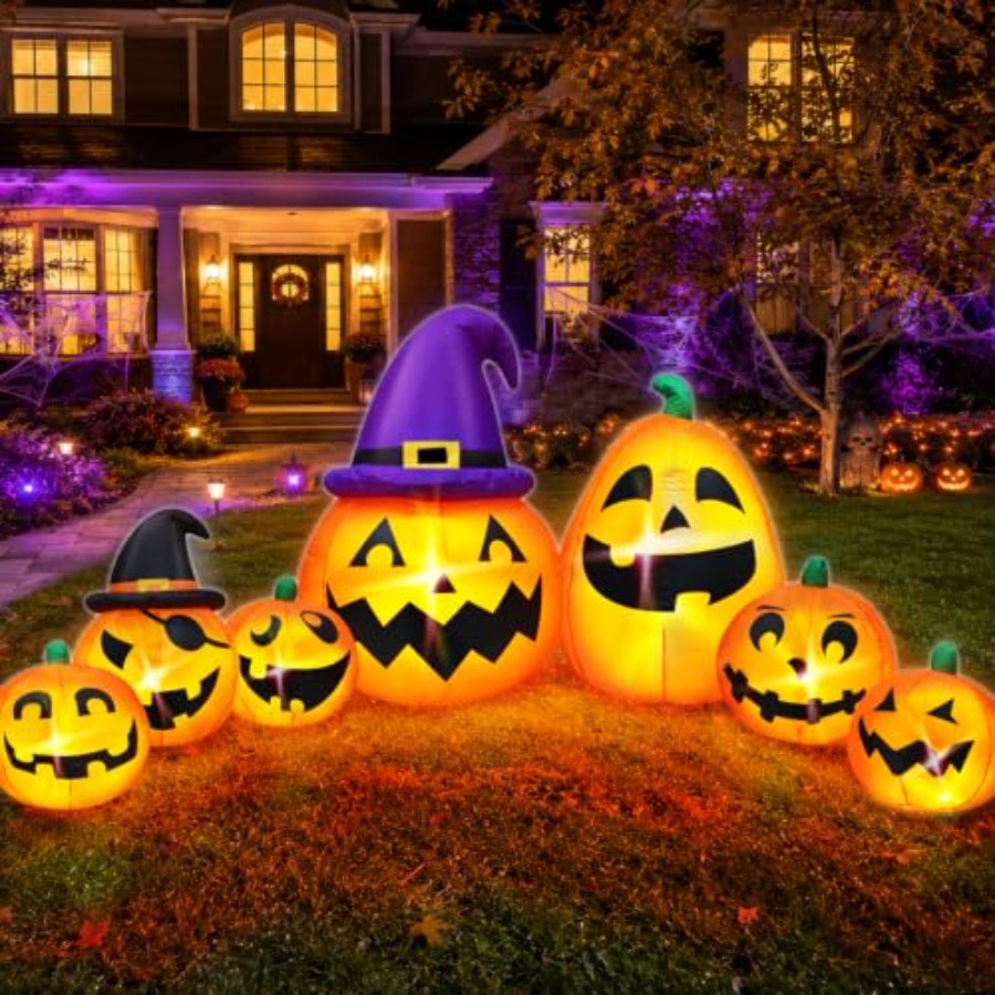 Opblaasbare Halloween-pompoen  - Halloween Pumpkin Decor Led recensie en prijs