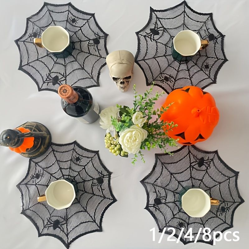 VIKAMA Halloween Zwart Kant Sp - Spider Web Halloween Decoration recensie en prijs