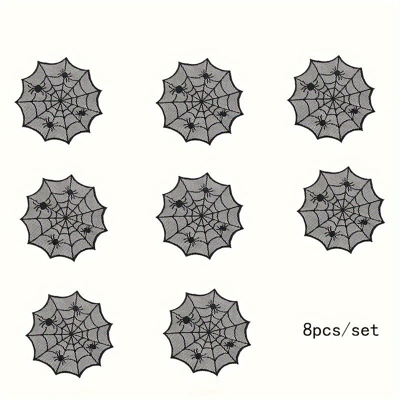 VIKAMA Halloween Zwart Kant Sp - Spider Web Halloween Decoration recensie en prijs