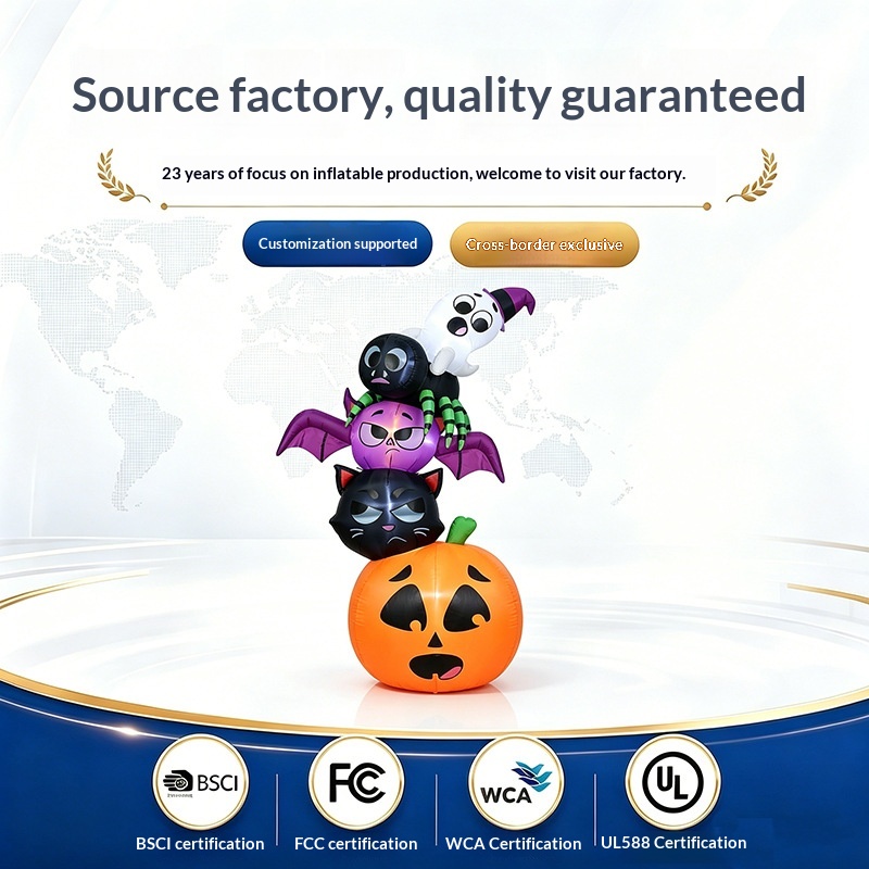 18m Halloween opblaasbare deco - Halloween Pumpkin Decor Led recensie en prijs